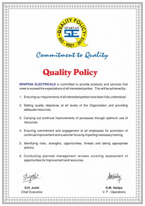 Spartan-Quality-Certificate